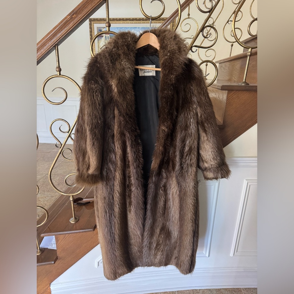 Vintage Authentic Parisian fur coat